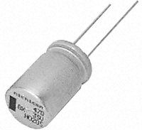220uF 80V Aluminum Electrolytic Capacitor, Radial, 1.25A Ripple