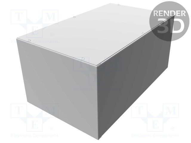 BOX STEEL GRAY 15L X 9W