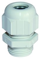 SIB M16 Grey PA 6 Cable Gland With Locknut, 2.5  8mm Cable Dia Range, IP68