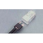Shielded RJ45 Plug, 1.5A, 150V, 8 Pos, IDC, Male