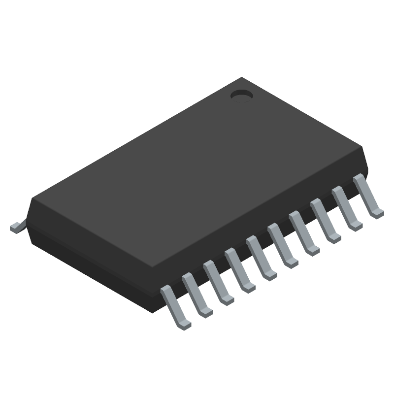 Bus Driver, ACT Series, 2-Func, 4-Bit, True Output, CMOS, PDSO20, 0.300 INCH, LEAD FREE, MS-013, SOIC-20