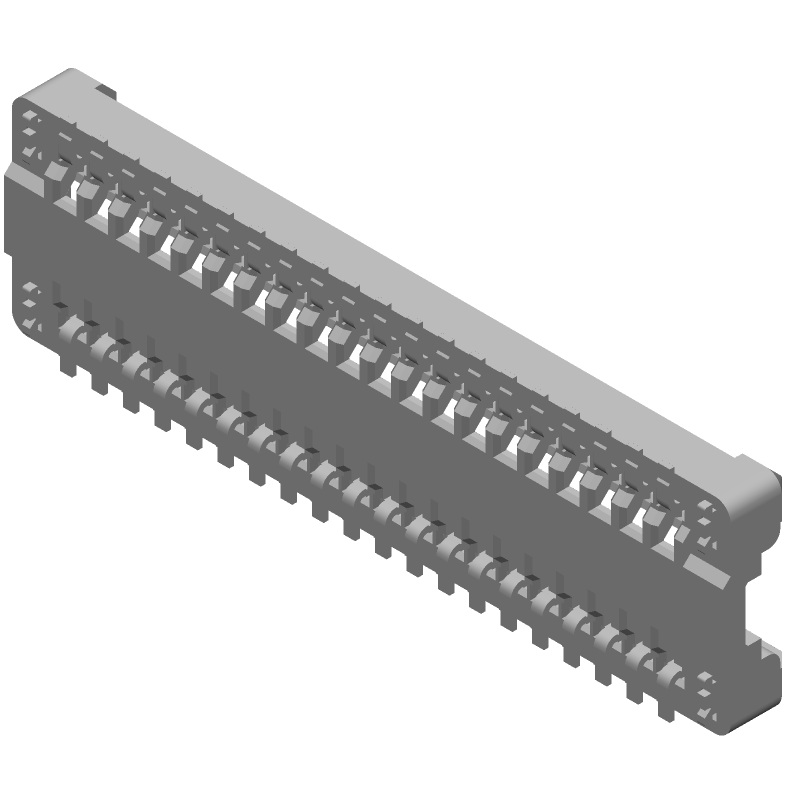Board Stacking Connector, 40 Contact(s), 2 Row(s), Male, Straight, Surface Mount Terminal, Plug
