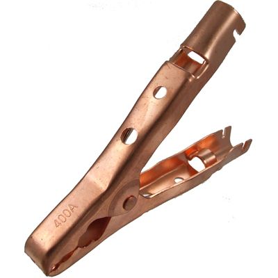 CLIP,  PLIER-TYPE,  SOLID COPPER,  400 AMP
