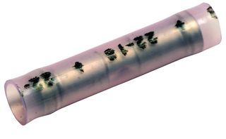 Butt Splice Terminal 18-22AWG Red 25.4mm Electro Tin Over Copper