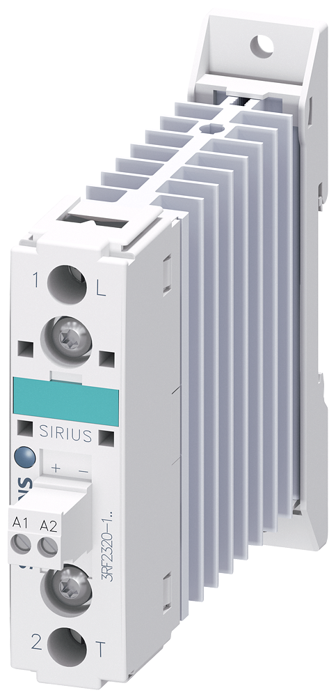 20A 460V 1-Pole SPST Solid State Relay, DIN Rail/Panel Mount