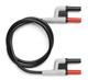 POMONA         6283-C-48             Test Lead, 4mm Double Banana Plug to 4mm Double Banana Plug, Black, 600 Vrms, 1.219 m