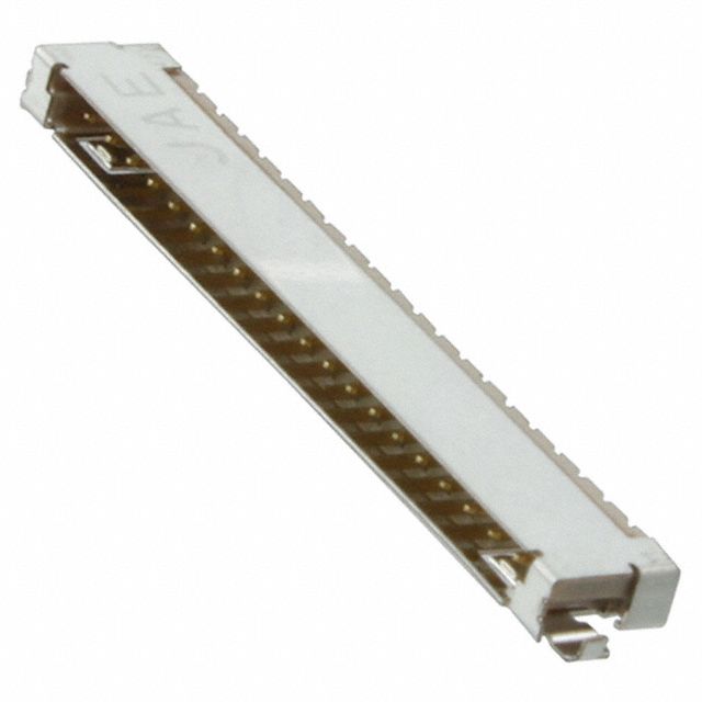 20 Pos 1 Row SMD/SMT Rectangular Connector, 1.25mm Pitch, Gold Pins