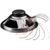 Speaker; 50Hz to 12kHz; 8In.Dia.; Speaker, Hanging Pendant; 25/70V; 7W; 8 Ohms; 95dB