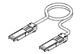 Cable Assembly Twin-ax 24AWG SFP to SFP M-M Bag