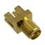 SMA Jack Connector, Straight, 18GHz, 50 Ohm, Gold Plated