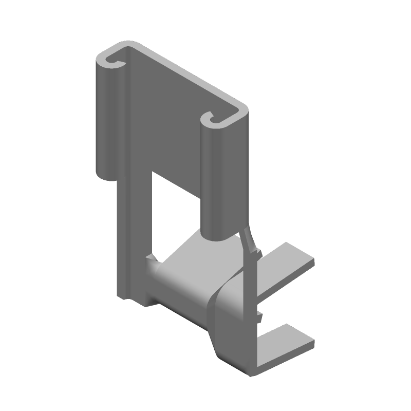Quick Disconnect Terminal 16-22AWG Brass RCP Tin T/R