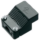 Strain relief white white, AC 166-1/3 ZEL R WHITE, Adels Contact