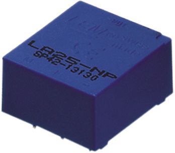 Sensor Measuring Range = 0 ... 70 A / Current Sensor Output Type = Analog / Secondary Current mA = 35 / Primary Current = 7A / Primary Current = 8 A / Primary Current = 11 A / Primary Current = 17 A / Primary Current = 35 A / Current Type = AC / DC / Operating Voltage Min. V = -15 / Operating Voltage Max. V = 15 / Frequency Max. Hz = 150 / Accuracy (%) % = 0.5 / Response Time us = 1 / Linearity (±) % = 0.2 / Mounting Type = PCB / Series = LA35NP Series / Operating Temperature Min. °C = -25 / Operating Temperature Max. °C = 70