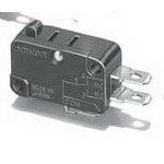 SPDT Snap Action Switch, 10A, 250VAC/DC, Silver Contacts, Chassis Mount