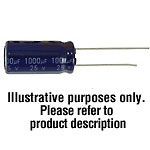 1uF 50V 20% Radial Aluminum Electrolytic Capacitor