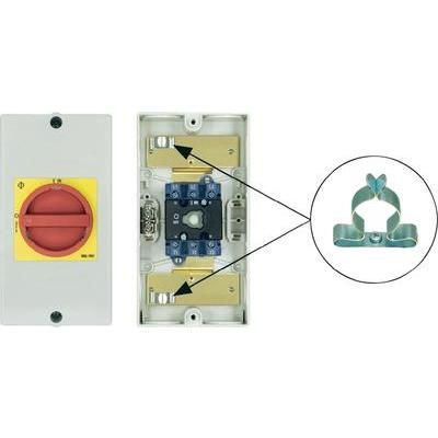 Disconnector lockable 1 x 90 ° Red, Yellow Kraus & Naimer KG100 T203/D-A120 KL71V 1 pc(s)