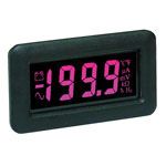 Voltmeter;  3.5-Digit LCD;  Magenta Backlight;  200mVDC;  w/Auto Zero & Autopolarity