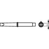 Soldering tip Chisel shaped 11.0 mm, CT2 G8, Weller