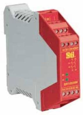 Electromechanical Relay 24VDC 24VAC 3PST-NO/DPST-NC(114x22.5x99)mm DIN Rail Safety Relay