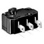 SPDT Snap Action Switch, Rotary Actuator, 0.5A 125VAC, Quick Connect