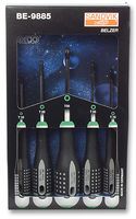SCREWDRIVER SET, TORX, 5PC; Kit Contents:T10, T15, T20, T25, T30; Kit Contents Descriptive:Screwdrivers set: T10x65 T15x70 T20x80 T25x80 T30x100; Screwdriver Type:Torx ;RoHS Compliant: NA