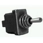 Toggle Switch, SPDT, Latched, 20A, 28VDC, Screw Terminal, Standard Lever Actuator, Panel Mount-threaded,