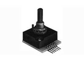 12-Pos Rotary Coded Switch, BCD, 125mA, 115VAC, TH