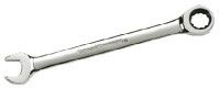 Gear Wrench 1/4 in Combination Ratchet Spanner Chrome, 4.921 in
