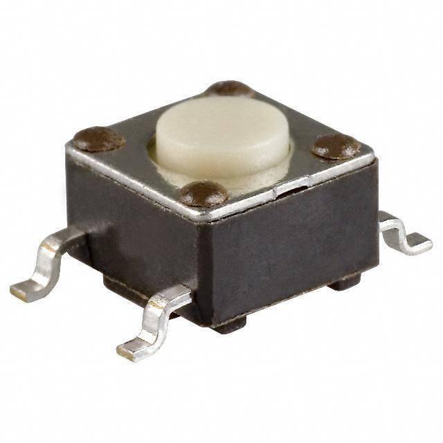 SPST Momentary Tactile Keypad Switch, 50mA, 50VDC, 260gf, SMT