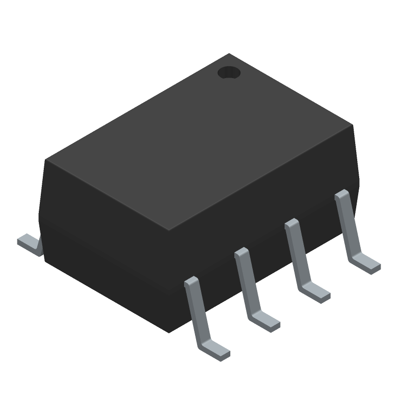1.5A Gate Drive Optocoupler, 5kV Isolation, SMD, Push-Pull