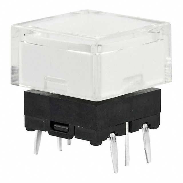 Illuminated Tactile Switch, SPST-NO, 50mA, 24VDC, Through Hole