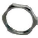 Nut Lock PG 9-THD 18mm-A/F 2.8mm-THK Brass Nickel