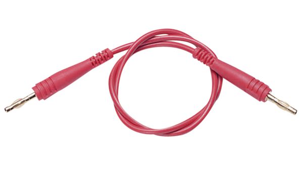 Test lead ø 4 mm red 150 cm 0.75 mm², 611-402-200, PMK