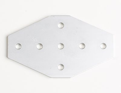 HDWR X-PLATE 20X20 ALUM EXTRUSN