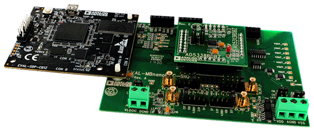 12-Bit Dual-Channel Voltage Output DAC Evaluation Board