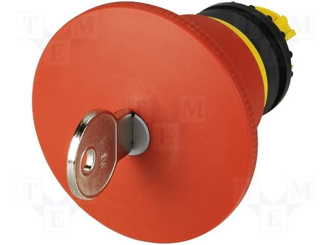 EATON         M22-PVS45P-MS1             Switch Actuator, Emergency-STOP Pushbutton Switches, IP67, IP69K