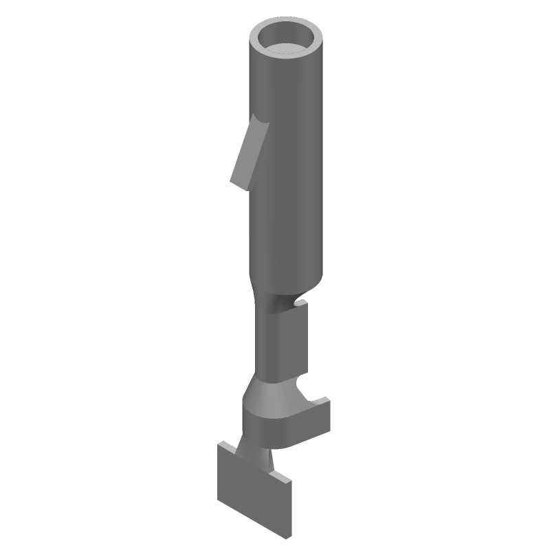 Female Power Contact, 15A, 22-30AWG, Crimp, Tin Plated