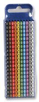 Cable Markers Pre-Marked Snap On Polyamide 6/6 Black/Brown/Red/Orange/Yellow/Green/Blue/Violet/Gray/White