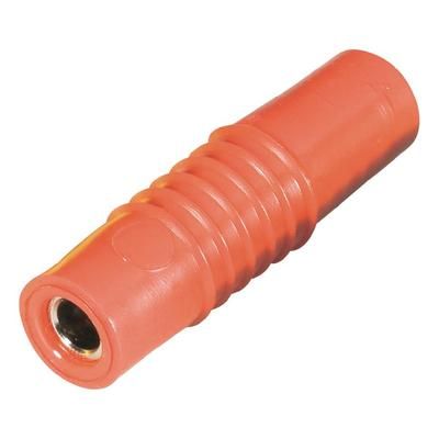 Jack socket Plug, straight Pin diameter: 4 mm Red Schnepp KP 4000 S 1 pc(s)