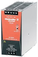 250W 24V AC/DC Enclosed Power Supply, 10A, 90% Eff, 4kV Iso