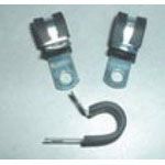 3/4 I.D. Santoprene Insulated Clamps w/ 1/4 Mounting Hole 10