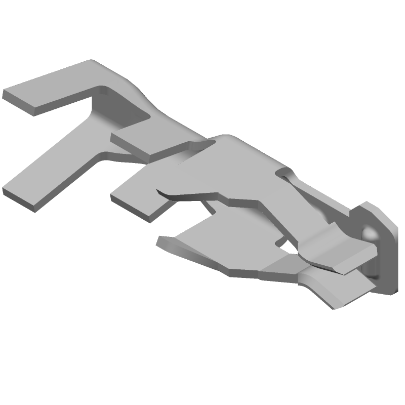 16 Pos Receptacle, 2.54mm Pitch, Crimp, 1A, Gold Contact