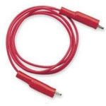 Alligator Clip;  24 in.;  20 AWG;  5 A;  PVC;  Red;  41 x 36