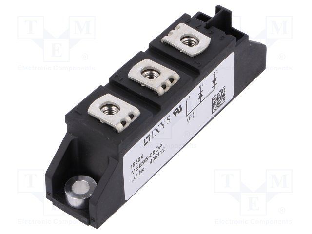 Rectifier Diode, 1 Phase, 2 Element, 95A, 600V V(RRM), Silicon, TO-240AA, MODULE-3
