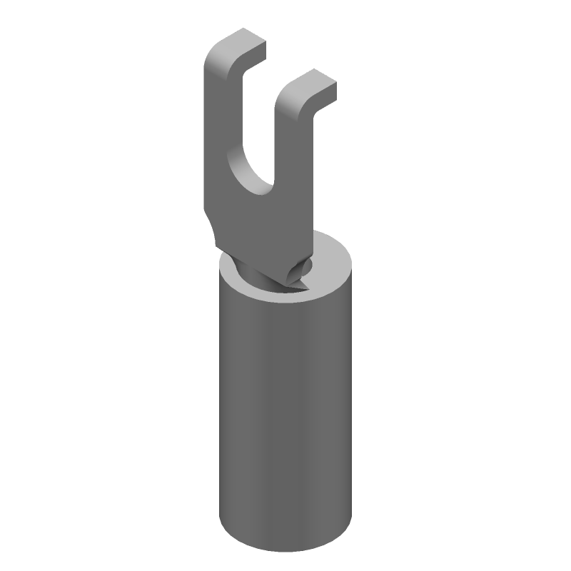 Red Insulated Spade Terminal 16-22AWG Copper Tin Crimp 300V