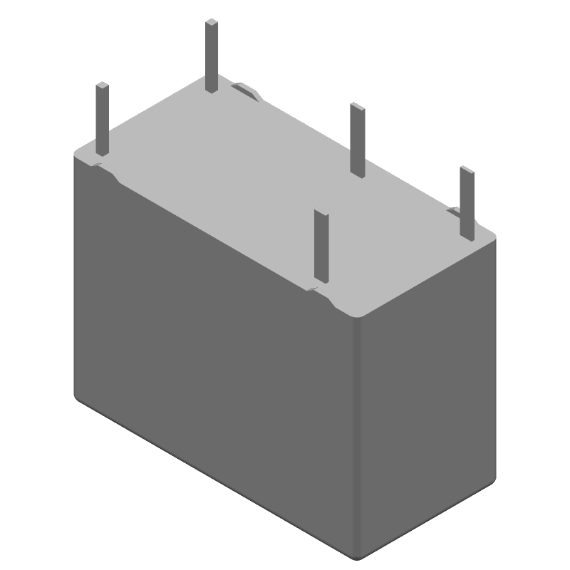 5VDC 5A SPDT Power Relay, Through Hole, 277VAC