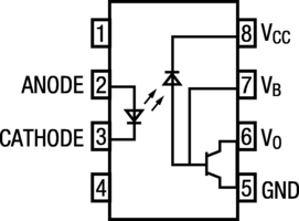 Linear Optocoupler, 1-Ch, 3.75kV Isolation, 8mA Output, SMD