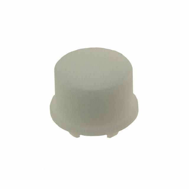 CAP TACTILE ROUND FROSTED WHITE