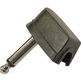 Jack plug Ø6.35 mm 90° black   2 P, SM 63 W, Tsay-E