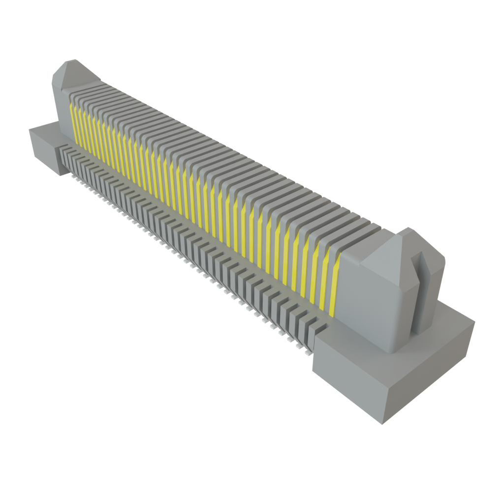 80-Contact Shrouded Surface Mount Header, 1.5A, -55 to 125°C, Commercial
